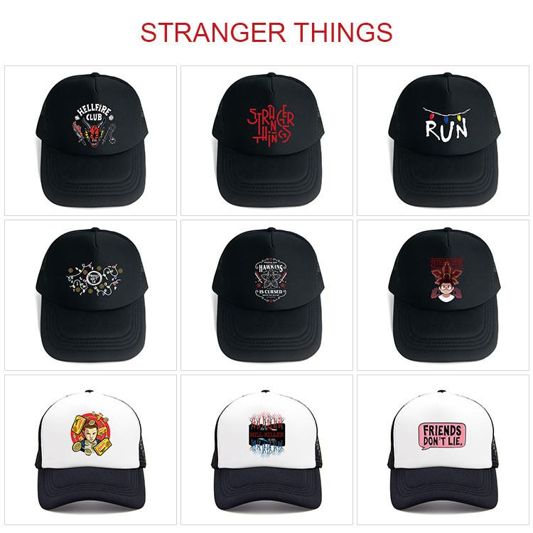 Stranger Hellfire Printed Casual Hats Peaked Baseball Caps