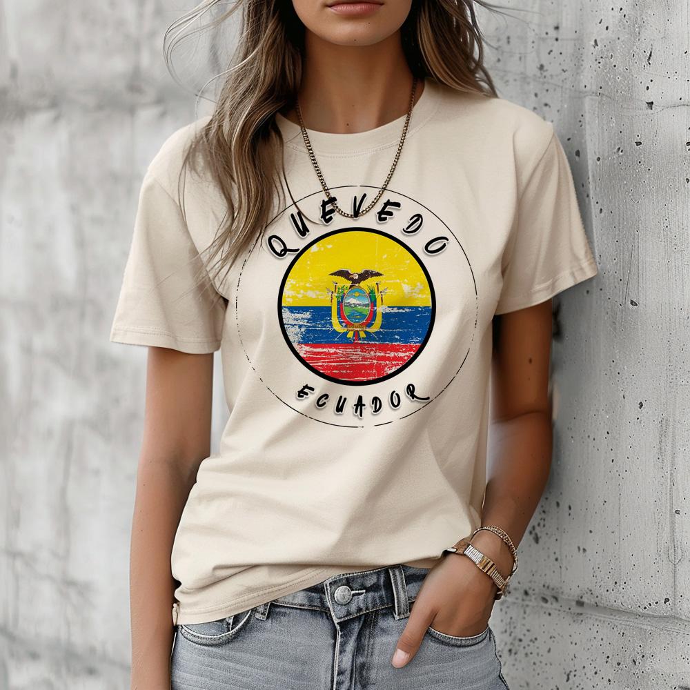 Quevedo T-shirts Women Streetwear Summer Designer T Shirt Female Designer Clothing