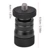 Quick Release Plate Small Ballhead Hot Shoe Mount Base for Monitor Camera Camcorder