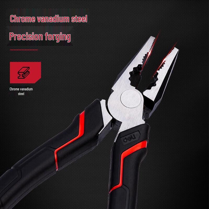 Deli 6-inch Chromium Vanadium Steel Pliers