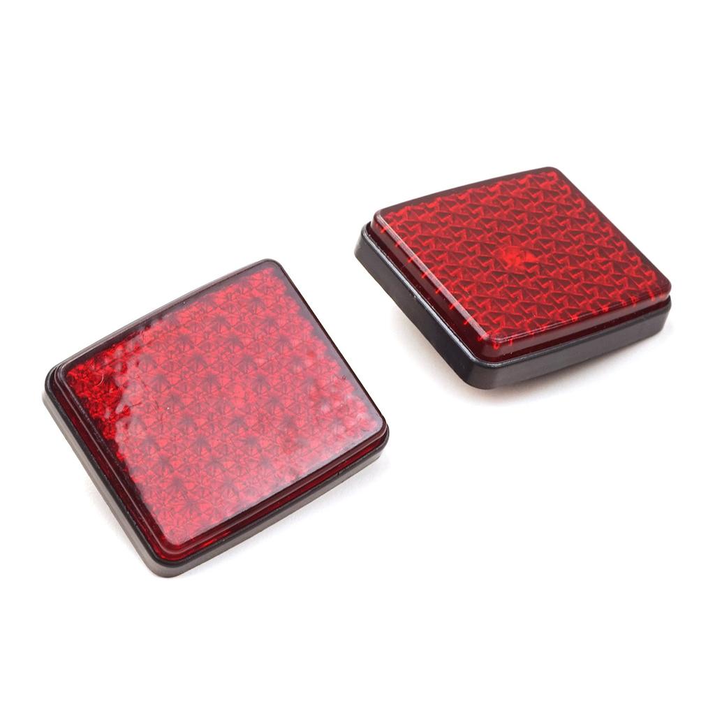BSP1118-1 2 Pieces Rear Bumper Reflex Reflector 1348401080 for Fiat Doblo Ducato Peugeot Boxer Citroen Jumper Relay 