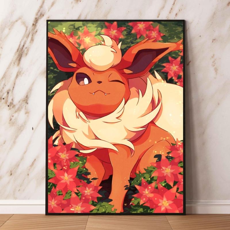 Canvas HD Prints Pokemon Latios Poster Comics Pictures Action Figures Waterproof Wall Art Modern Home Living Room Holiday Gifts
