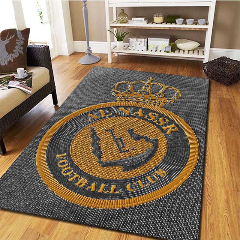 Al-Nassr FC Carpet Rug for Living Room Bedroom Home Sofa Decoration,Kids play Non-slip Floor Mat
