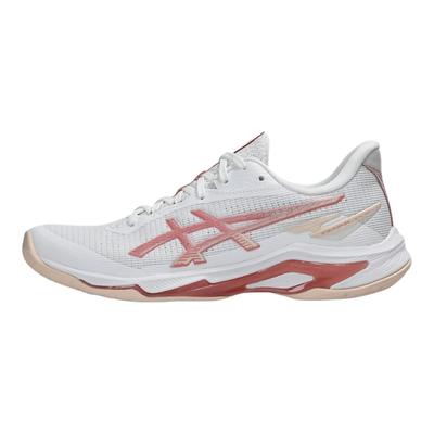 Zapatillas de Voleibol Netburner Ballistic FF 4 Cómodas Duraderas Ligeras Zapatos de Mujer Blanco Rosa 1052A083-103