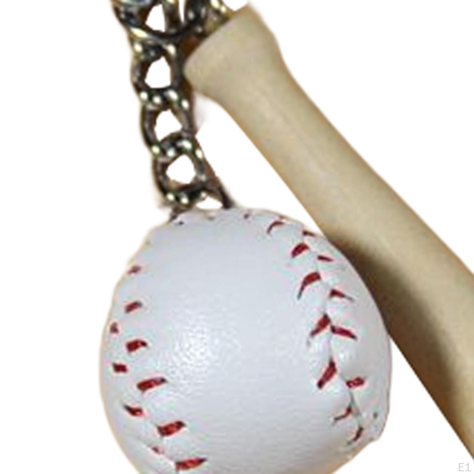 Брелок в форме бейсбольного мяча — фото 5