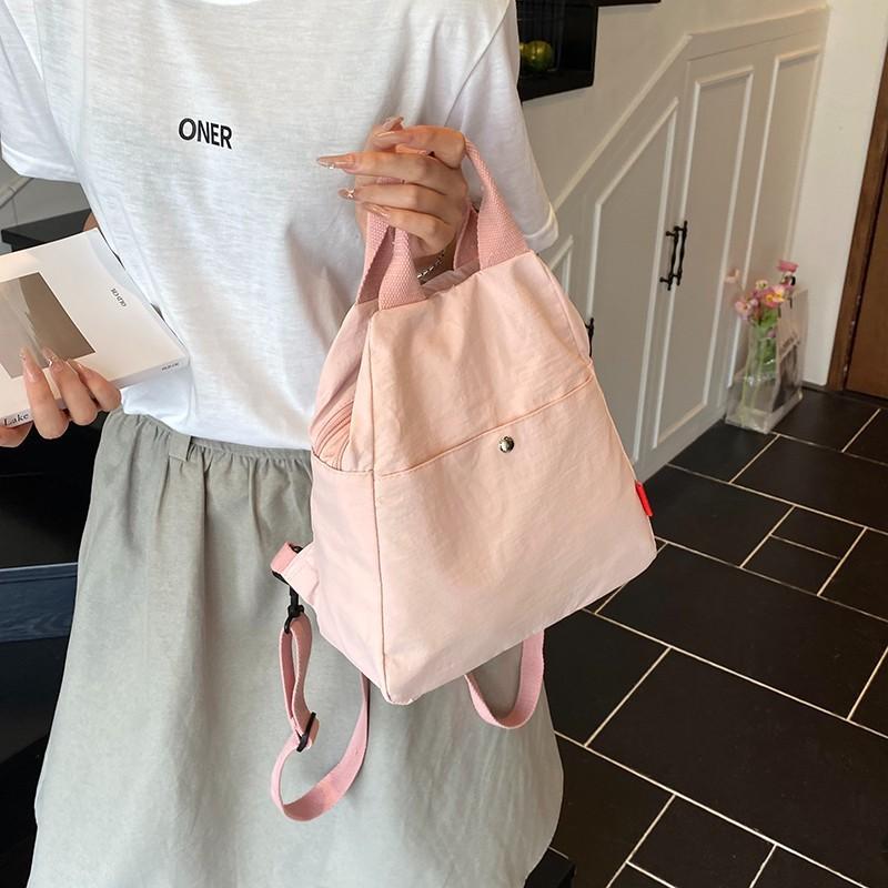 Schoolbag Backpack Small Fashion Travel Backpack New Trendy Backpack Single Shoulder Portable Multifunctional Lightweight Bag