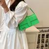 Fashion French Niche Texture Underarm Women's Bag Pure Colour Tote Shoulder Small Square Bag