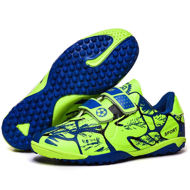 Rutschfeste Deodorant-, abriebfeste, verschleißfeste, kurze Nagel-Magic-Sticker-Fußballschuhe für Kinder