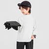 Kids' Winter Fluffy Stand Collar Long-Sleeve Base Layer T-Shirt