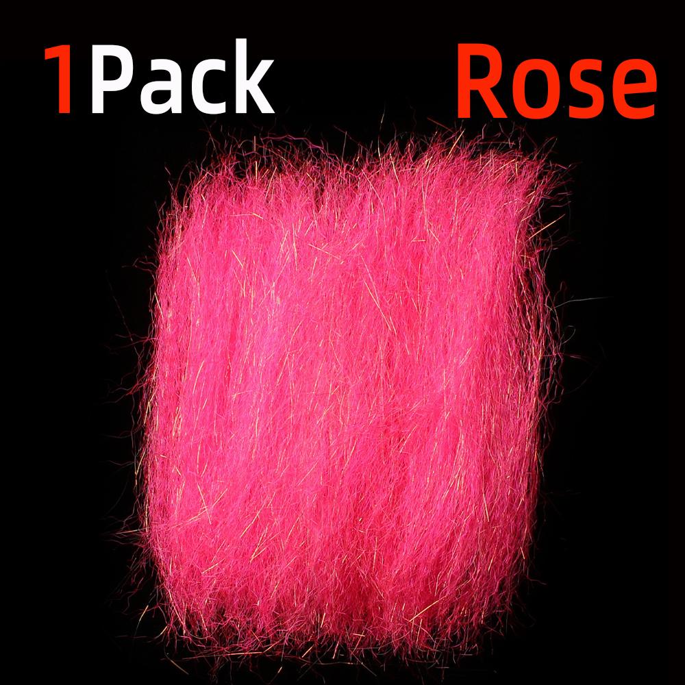 

1 упаковка гофрированного волокна Slinky Fiber Flash Streamer Fiber для мушек Minnow Streamer Flies Saltwater Trout Bass Pike Lure Материал для вязания мушек