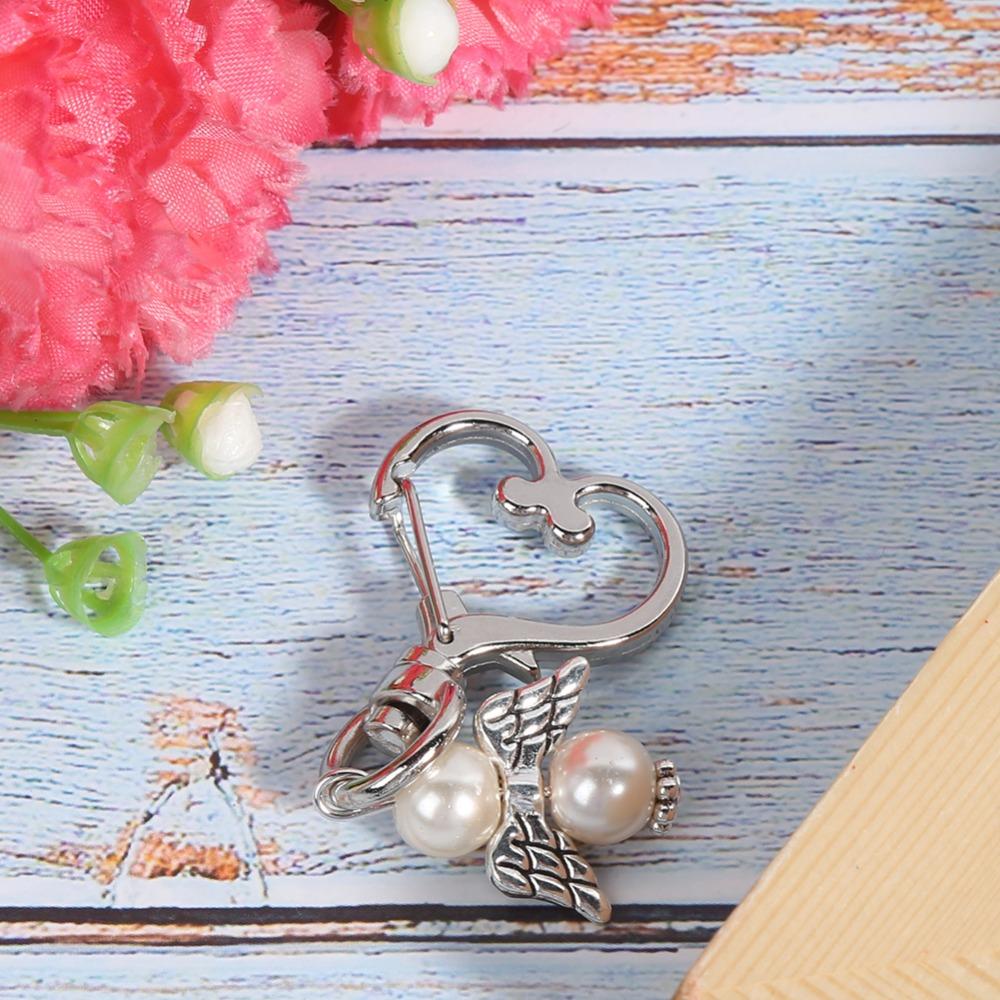 10pcs White, Pink, Blue Alloy Guardian Angel Charm Wedding Ceremony Favor for Guests