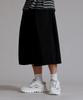 LIKE THE MOST Training Pintuck Autumn-Length Bermuda Shorts_Black