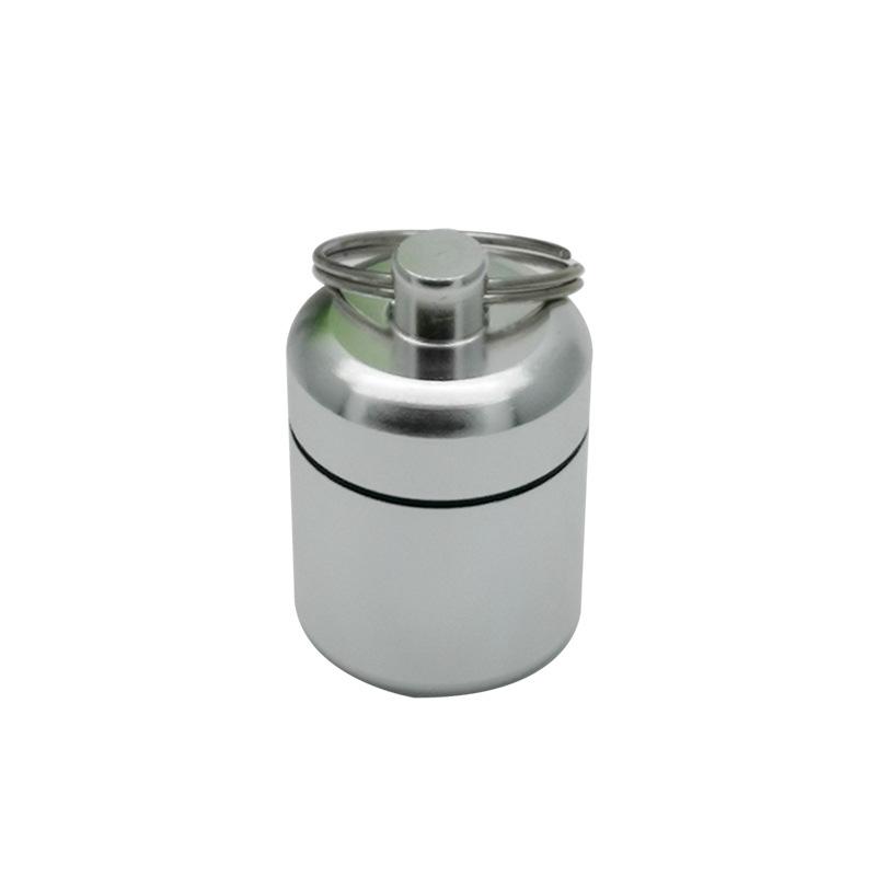 Portable Mini Waterproof Aluminum Pill Box Cases Container Organizer Storage Tablets Bottle Medicine Vitamin Pillboxs Fish Oils