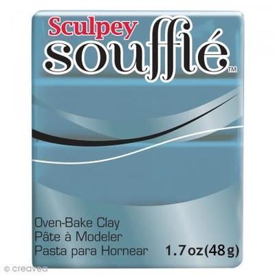 Sculpey Soufflé Polymer Modeling Clay - Bluestone Grey - 48 G