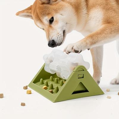Interactive Slow Feeder Dog Bowl Puzzle Toy for Anxiety Relief and Boredom Dog Feeding Toy Puzzle Cat Bowl Controlled Feeding