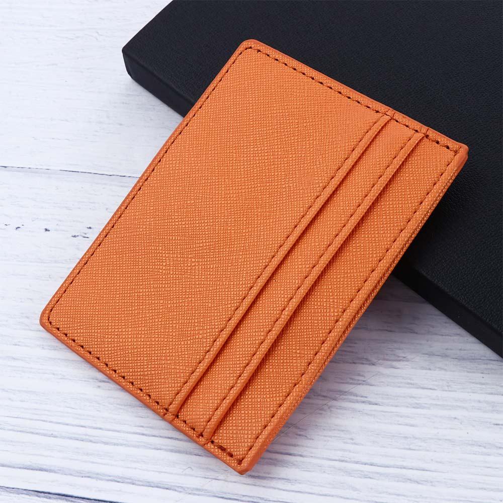 

Men Women Thin Double Sided Bank Card Coin Pouch Slim Card Holder Case Bag Business Wallet 5