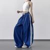 2025 Dam Casual Vida Cargo-byxor med Patchwork-randdetalj