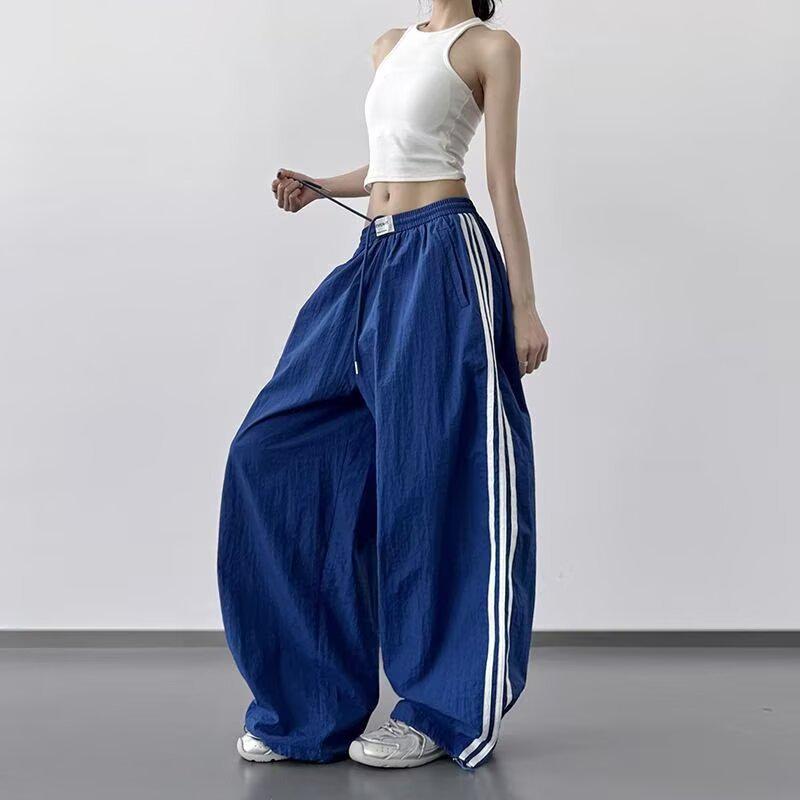2025 Dam Casual Vida Cargo-byxor med Patchwork-randdetalj