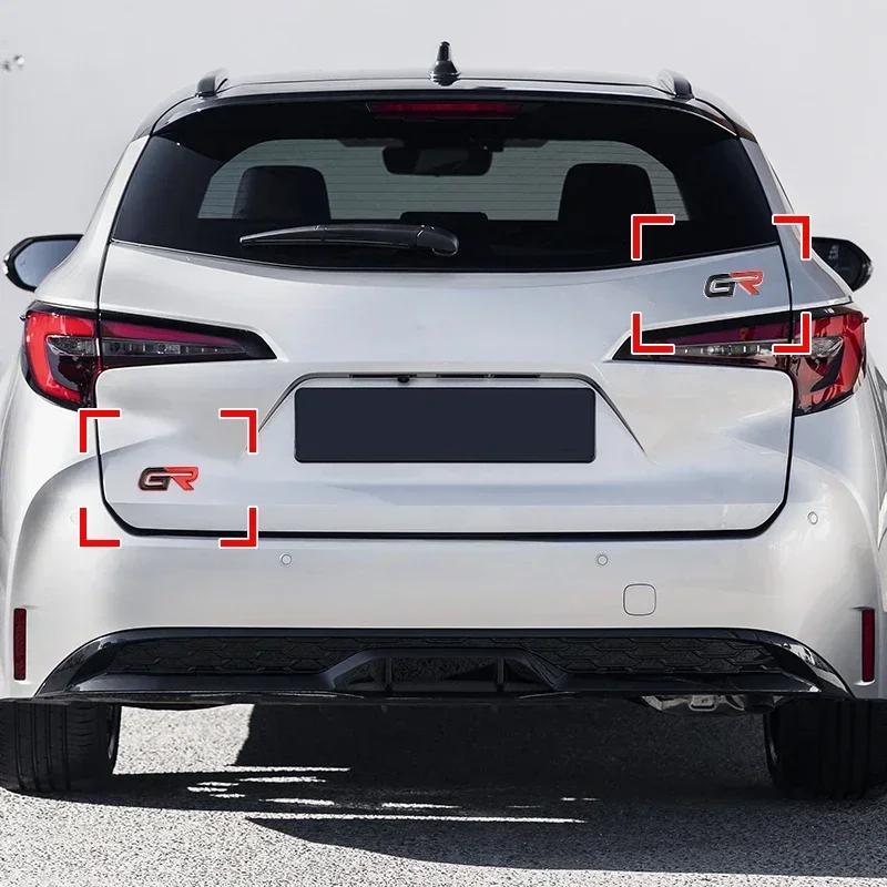 3D Metal GR Letters Emblem Badge Rear Trunk Sticker Decals For GR Gazoo Racing Sport Motor Car Accessories