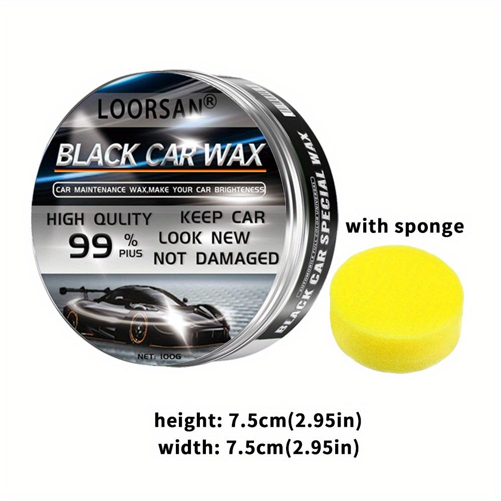Car Wax Is Used for Cleaning,brightening,scratch Resistant,and Polishing Black Car wax.It Is Electroplated and Waxed with a Spon