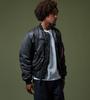 Alpha Industries Flight Scratch Air Crew US Black MA-1 Jacket, Spec, TA0531, Men's, TA0531-001,