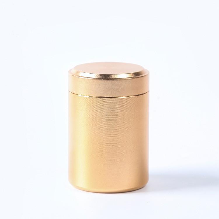 Mini Airtight Smell Proof Container Quality Stainless Steel Tea Cans Herb Stash Jar Tea Coffee Storage Box Tea Caddies Box