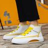Fashion Luxury High Top Men Shoes Fashion Air Cushion Men Sneakers Platform Leather Casual Shoes Brand designer Men Ankle Boots 2024 New