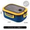 1200ML Double-layer Lunch Box Portable Compartment Food Box Microwave Lunch Box with Spoon Fork Leakproof Camping Food Container