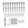 10 Pieces Trellis Crosshead Hubs Climbing Plants Kit Stainless Supports Expansion Anchors