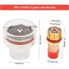 Tig Welding Gas Lens, Tig Welding Nozzle Cup Tig Torch Glass Cup Tig Welding Cup Fluid Nozzle Set Tig Welding Accessories for TIG-17/18/26(2.4MM)