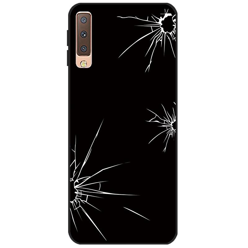 Cases For Samsung Galaxy A7 2018 Cover Silicon Color Phone Case Cover For Samsung A7 2018 A750 A750F 6.0 Inch Protective Shell