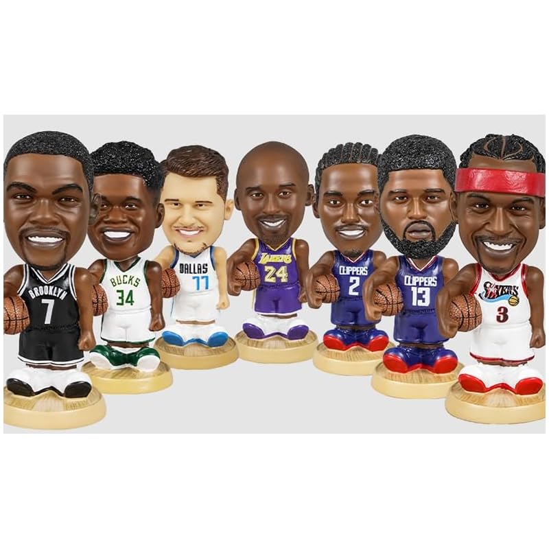 NBA basketball player bobble head figure two heads model (Kawhi Leonard/Los Angeles Clippers)