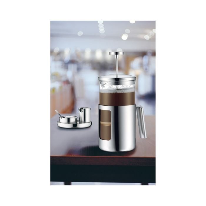 Cafetiere/Theiere KULT - WMF - pour 8 tasses - Inox 18/10 - mat - verre