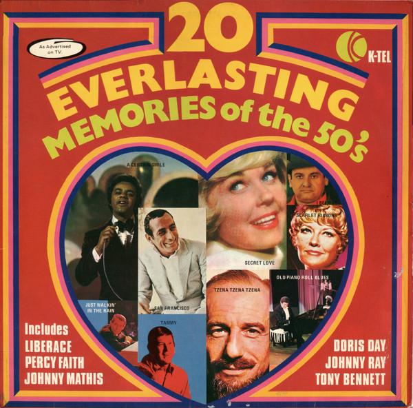 

LP Record VARIOUS - 20 Everlasting Memories Of The 50 s NE491 K-Tel 1973 UK Jazz Used
