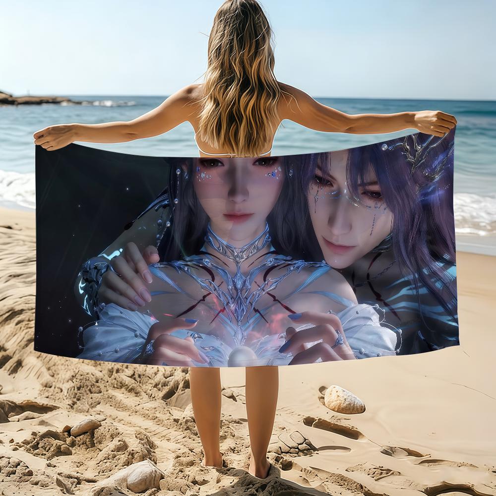 Game Love and Deepspace Rafayel cool Towel Beach Towel Oversized Quick Dry Towel Absorbent Soft Swim BeachTowels for Men Women