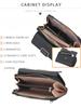 Baellerry Women's Fashion Long Wallet Multifunctional One Shoulder Bag Korean Style Bag Zipper Coin Purse Tassel Crossbody Bag Pu Leather Phone Bag