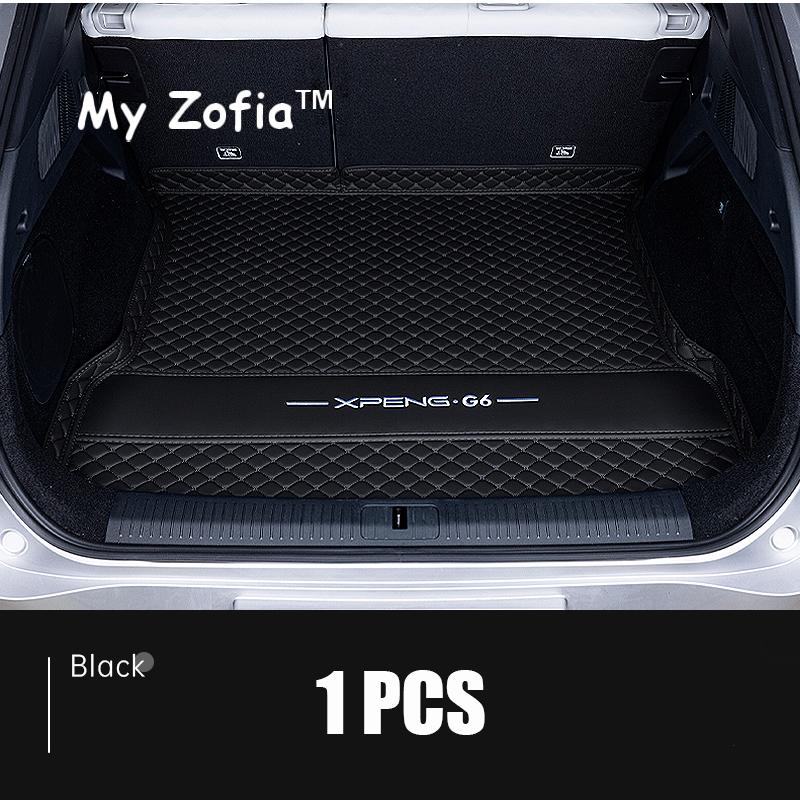 For Xpeng G6 2024 2025 2026 Car Boot Mat Rear Trunk Liner Cargo Protection Leather Mat Interior Modification Accessories