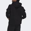 Adidas Originals Essentials Solid Logo Fleece Hoodie Men Tops Black H34652