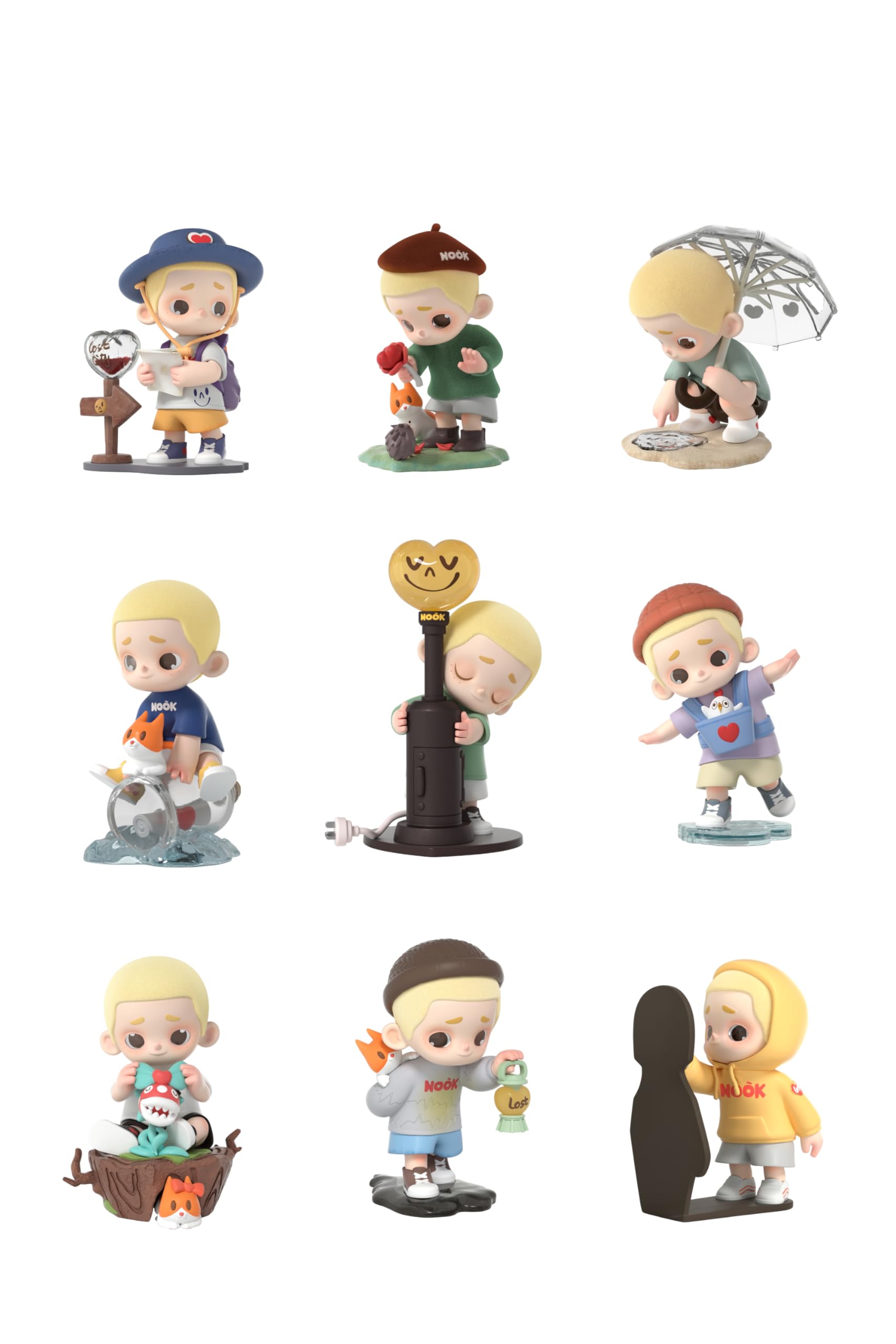 

52TOYS BLINDBOX NOOK Quest box Набор из 8 сердец