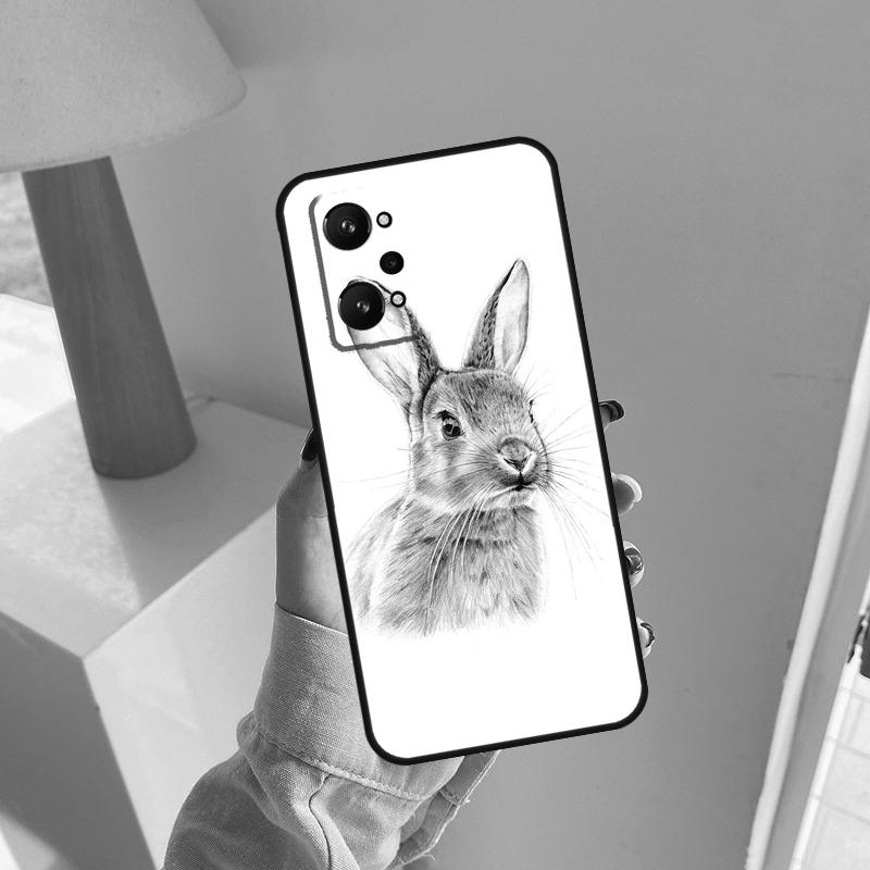 Cartoon Rabbit Bunny For Realme 10 Pro Plus C55 C35 C33 C31 C30 C21Y GT Neo 5 OnePlus 11 Nord 3 2T CE 2 Lite Case