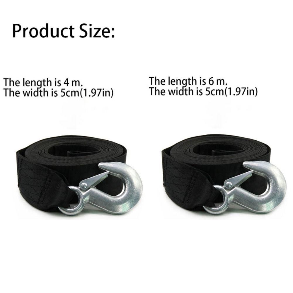 Loop End Boat Winch Strap High Strength Trailer Strap Marine Strap Automotive Towing