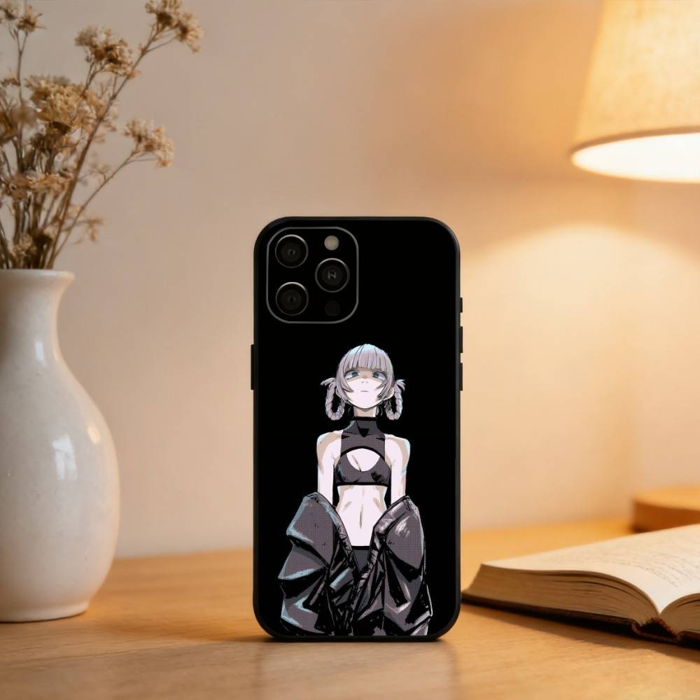 N-Nazuna N-Nanakusa  Phone Case For iPhone 17,16,15,14,13,12,11 Plus,Pro Max,XS,Soft Silicone Black Cover