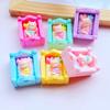6pcs New Mixed Cute Mini Simulated Crib Flat Back Cabochon Crafts Clothing DIY Scrapbooking Accessories