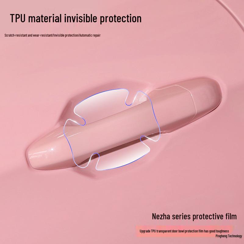 Nezha V S U Car Headlight & B-Pillar Anti-Scratch Protective Film Set