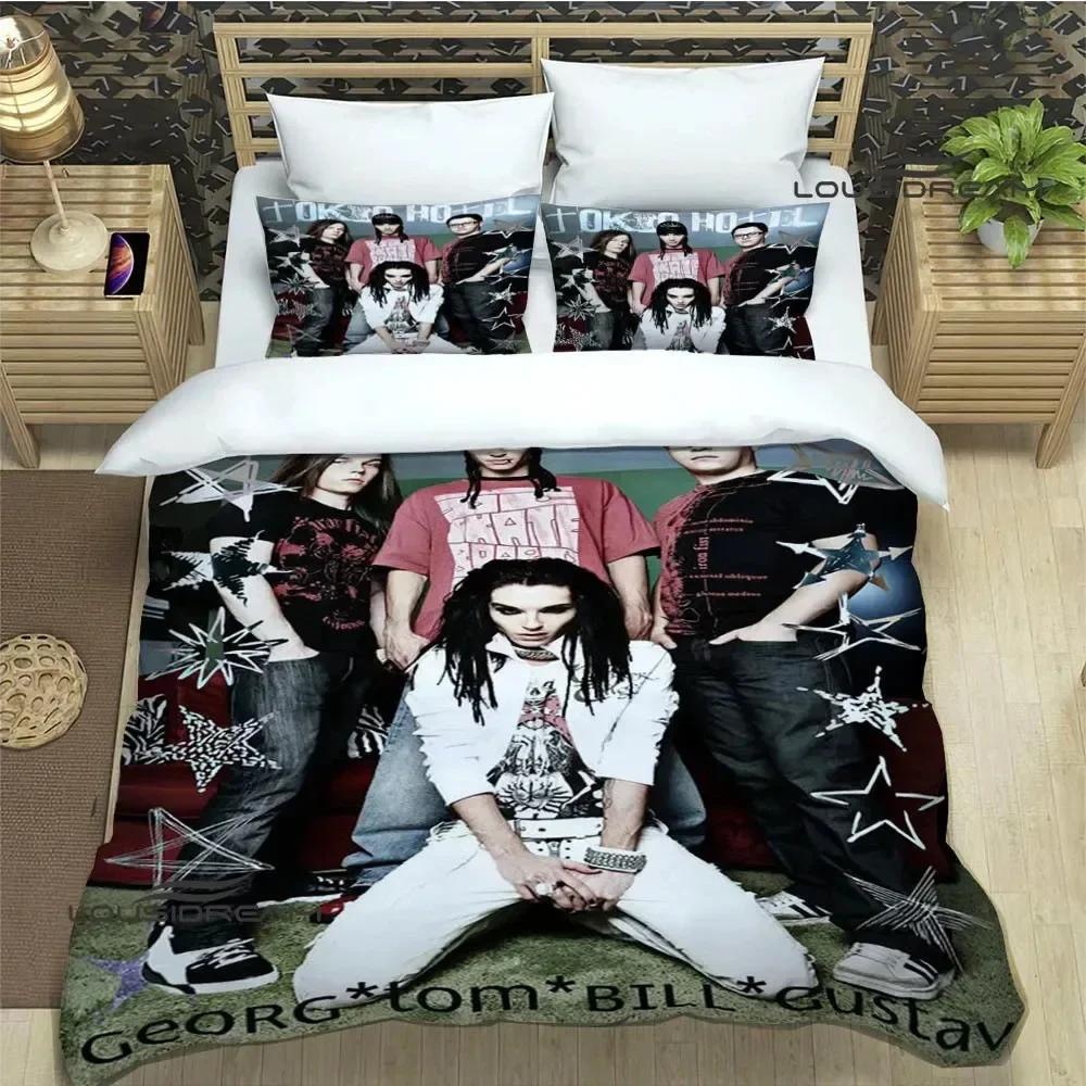 Tokio Hotel band printed Bedding Sets exquisite bed supplies set duvet cover bed comforter set bedding set luxury Birthday Gift