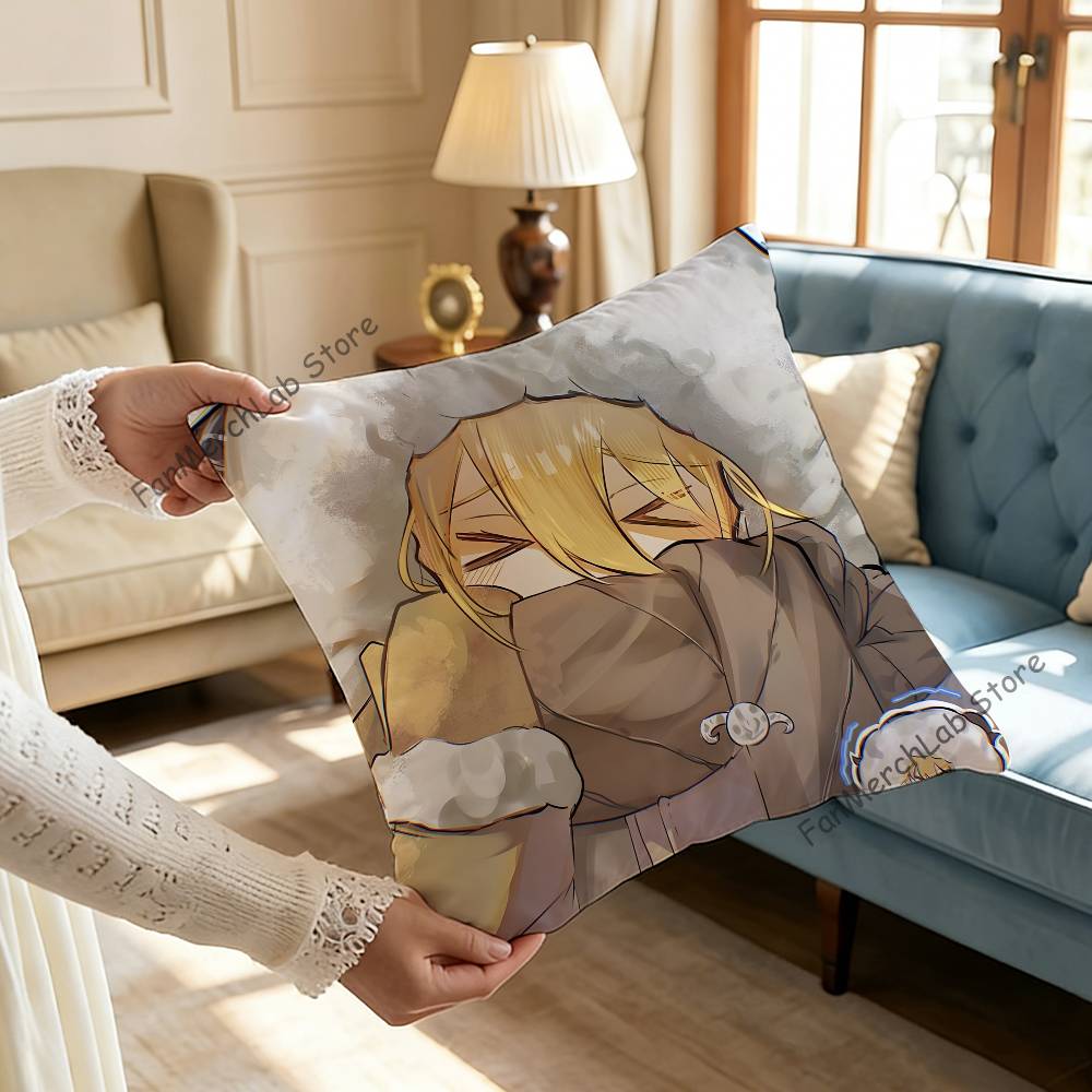 

LLimbus DDon Quixote company Pillowcase Pillowslip Cushion Plush Boy Girl Cartoon Anime Kawaii Decoration Kids Birthday Gifts 30x30cm
