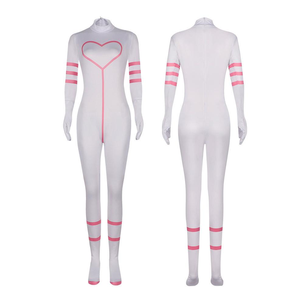 Hotel Dust Angel Cosplay Costume Jumpsuit Cartoon Halloween Party Fashion