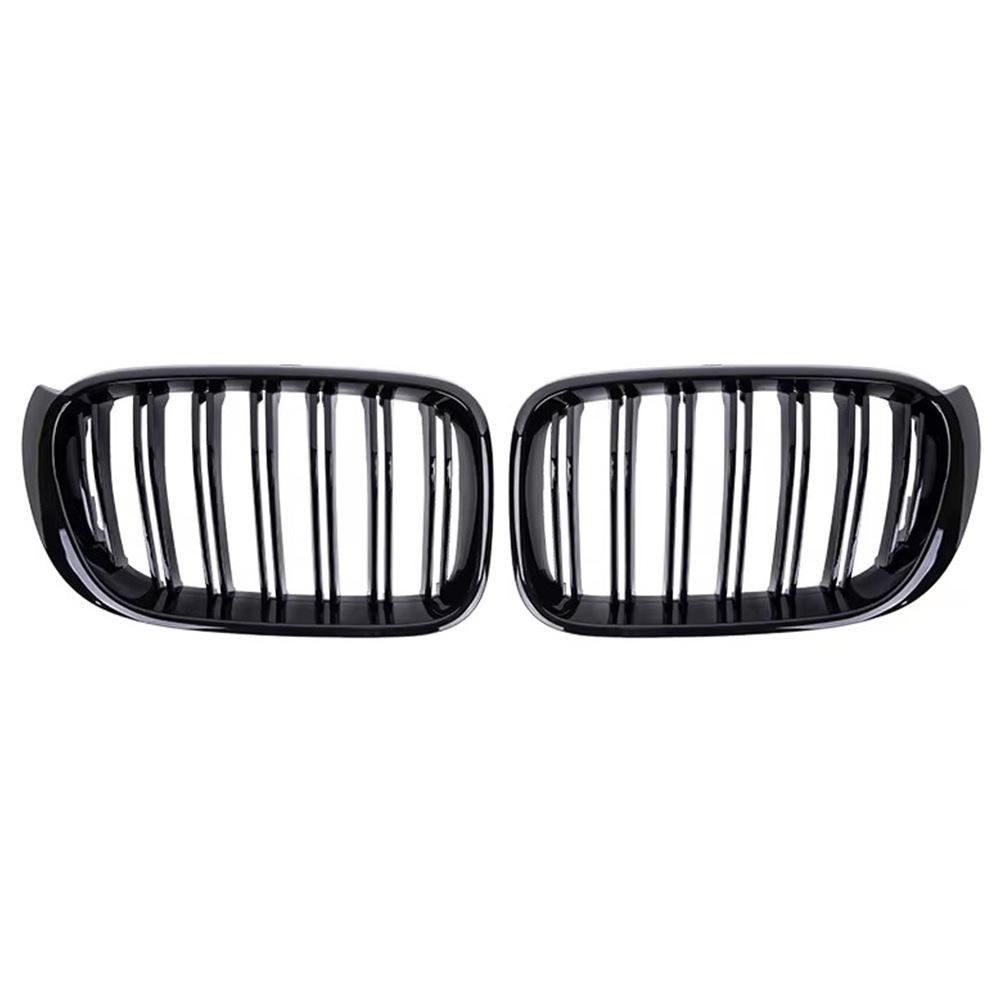 Gloss Black Double-Line Grille for BMW X3 F25 (14-17) & X4 F26 (14-18)