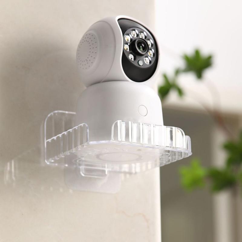 Punch-Free Security Surveillance Camera Stand New Traceless Wall-Mounted Bracket Home Self-Adhesive Drill-Free Fixer 1Pcs