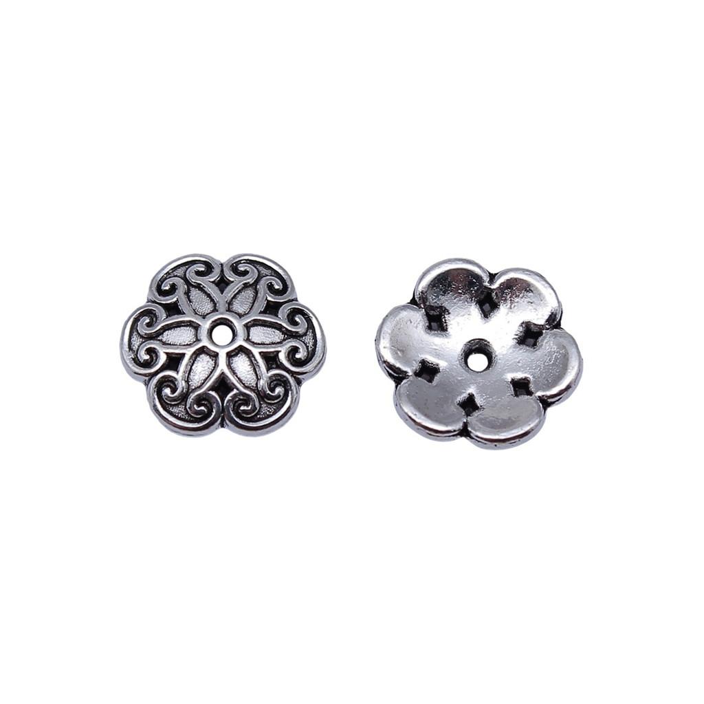 Textured Bead Cap Charms Dome Covers For Pearl And Gemscolor Jewelry Findings
